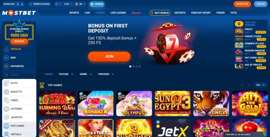 Mostbet Casino: xüsusi slot mostbet az casino maşınları və rəsmi internet saytında bonuslar
