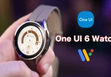 One UI 6 Para o Galaxy Watch 6