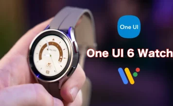 One UI 6 Para o Galaxy Watch 6