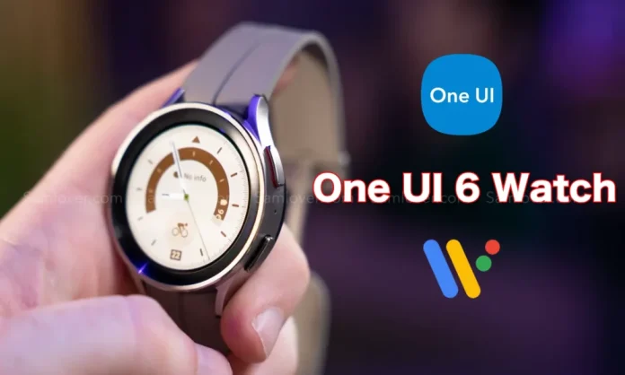 One UI 6 Para o Galaxy Watch 6